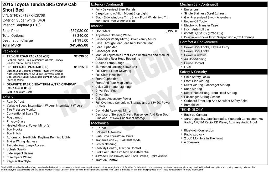 toyota tundra 2015 5TFDY5F12FX428708 image toyota tundra 2015 5TFDY5F12FX428708 image