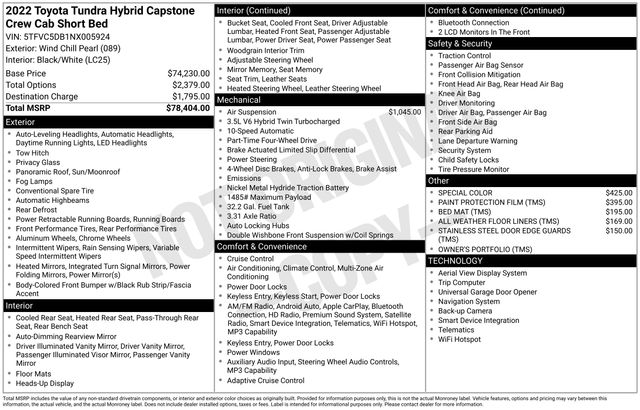 toyota tundra 2022 5TFVC5DB1NX005924 image toyota tundra 2022 5TFVC5DB1NX005924 image