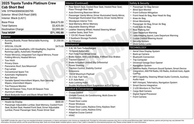 toyota tundra 2025 5TFNA5DBXSX285795 image toyota tundra 2025 5TFNA5DBXSX285795 image