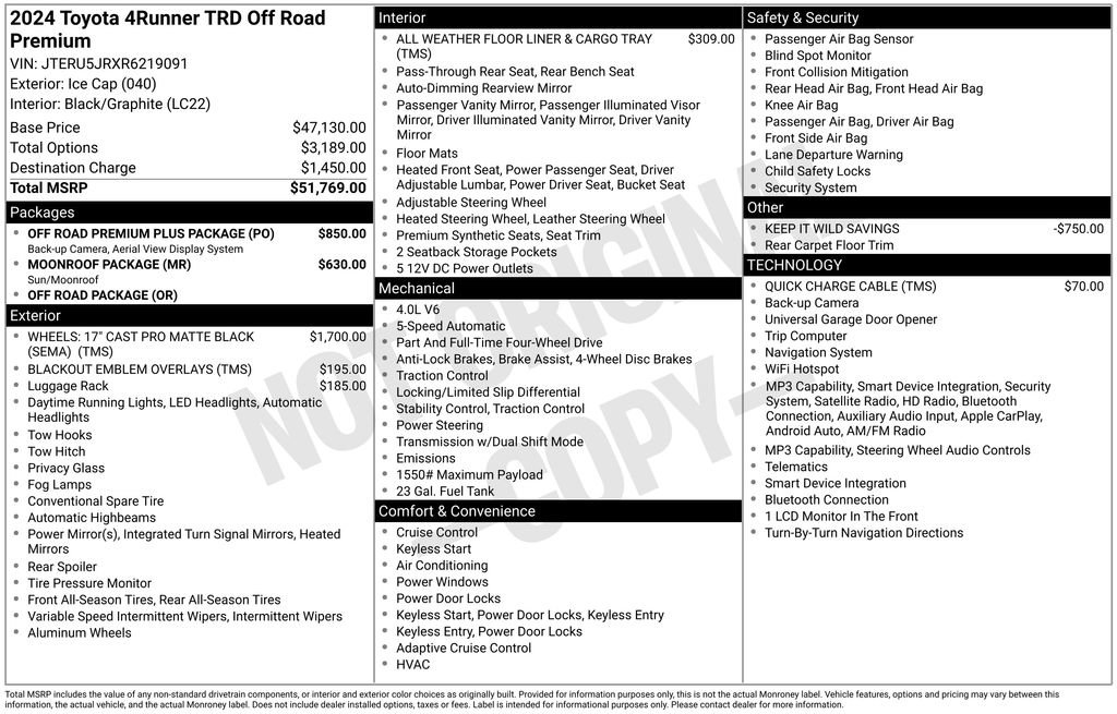 toyota 4runner 2024 JTERU5JRXR6219091 image toyota 4runner 2024 JTERU5JRXR6219091 image