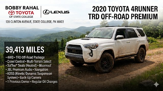 toyota 4runner 2020 JTEBU5JR3L5744878 image toyota 4runner 2020 JTEBU5JR3L5744878 image