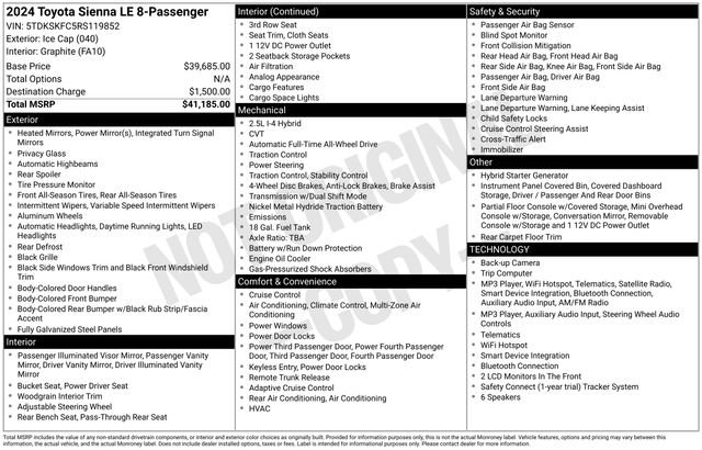 toyota sienna 2024 5TDKSKFC5RS119852 image toyota sienna 2024 5TDKSKFC5RS119852 image