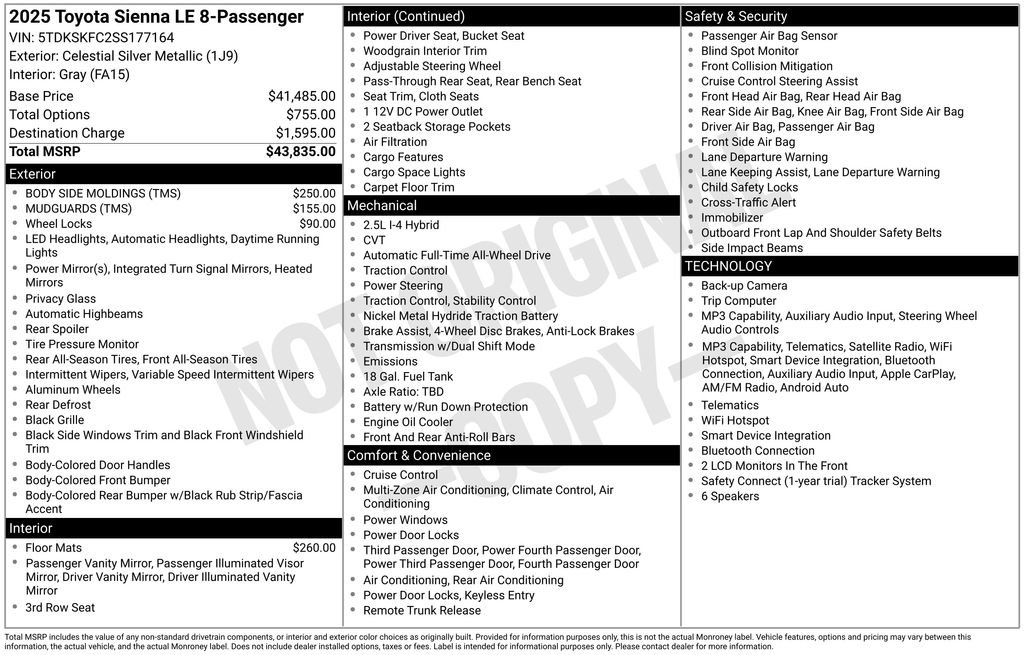 toyota sienna 2025 5TDKSKFC2SS177164 image toyota sienna 2025 5TDKSKFC2SS177164 image