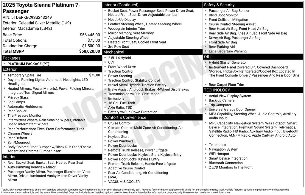 toyota sienna 2025 5TDERKEC9SS243249 image toyota sienna 2025 5TDERKEC9SS243249 image
