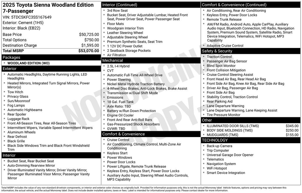 toyota sienna 2025 5TDCSKFC3SS167649 image toyota sienna 2025 5TDCSKFC3SS167649 image