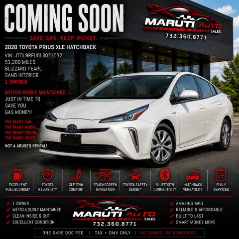 toyota prius 2020 JTDL9RFU0L3021032 image toyota prius 2020 JTDL9RFU0L3021032 image