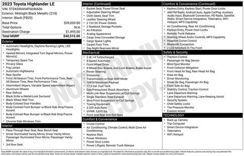 toyota highlander 2023 5TDKDRAH4PS046606 image toyota highlander 2023 5TDKDRAH4PS046606 image
