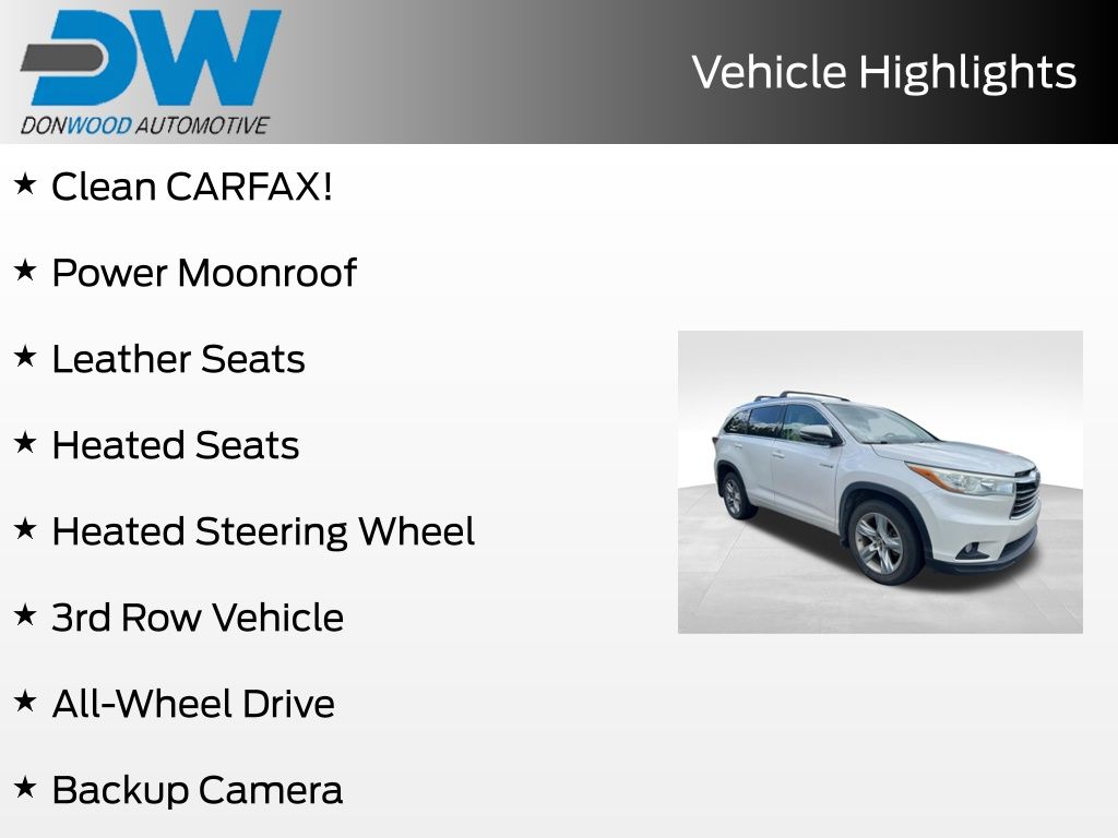 toyota highlander 2016 5TDDCRFH5GS014834 image toyota highlander 2016 5TDDCRFH5GS014834 image