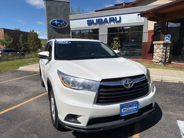 toyota highlander 2016 5TDBKRFH6GS240522 image toyota highlander 2016 5TDBKRFH6GS240522 image