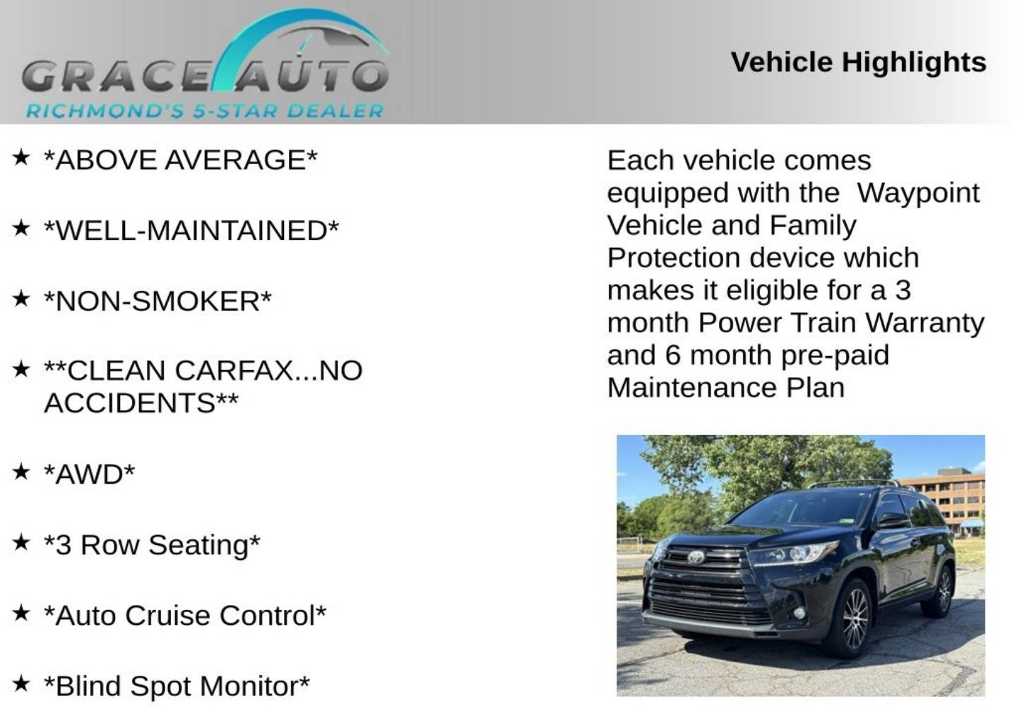 toyota highlander 2017 5TDJZRFH1HS427885 image toyota highlander 2017 5TDJZRFH1HS427885 image