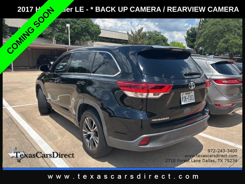 toyota highlander 2017 5TDZARFH6HS032210 image