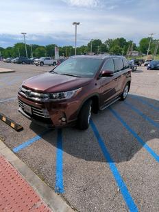 toyota highlander 2017 5TDDZRFH6HS427443 image