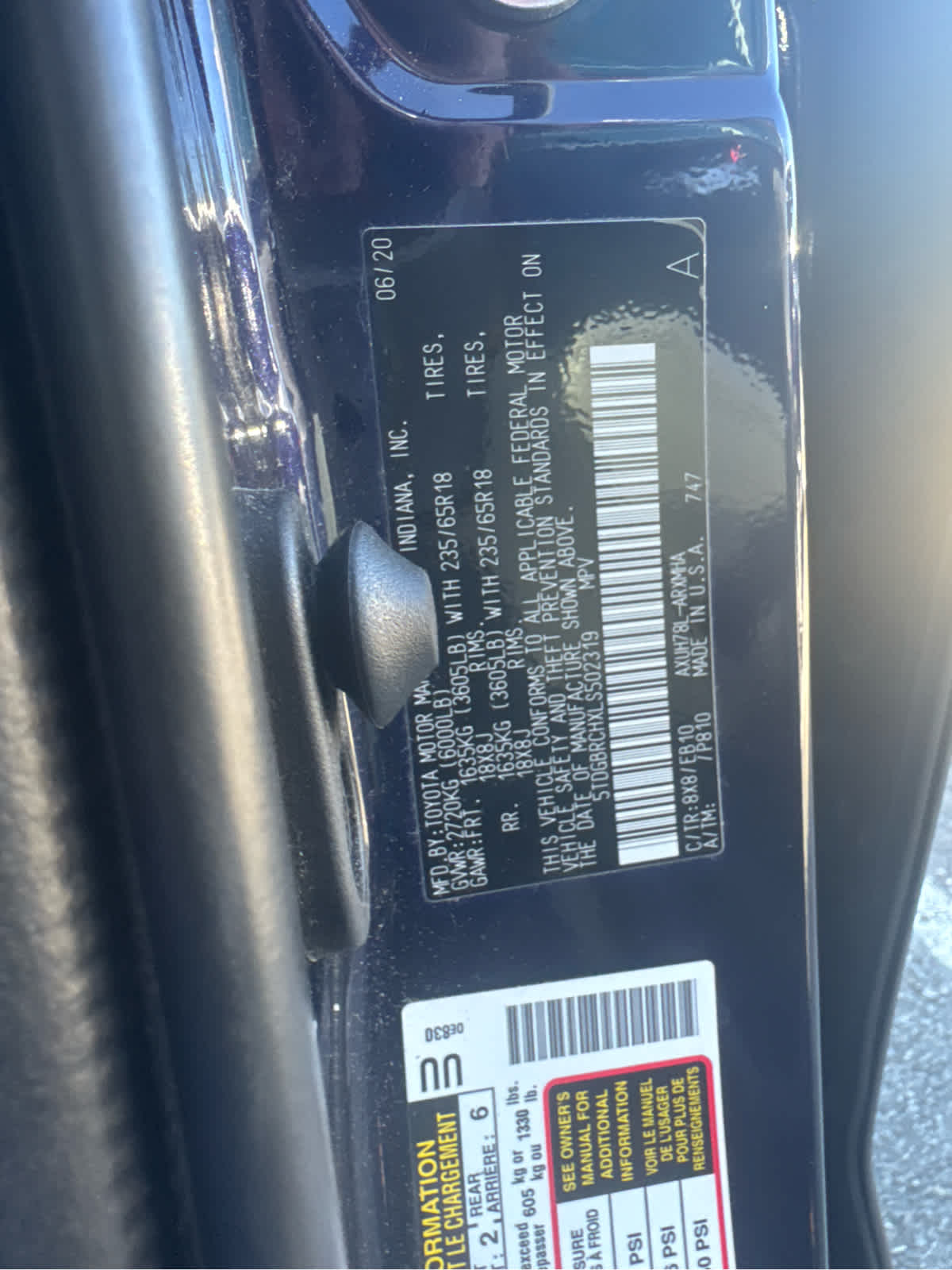 toyota highlander 2020 5TDGBRCHXLS502319 image toyota highlander 2020 5TDGBRCHXLS502319 image
