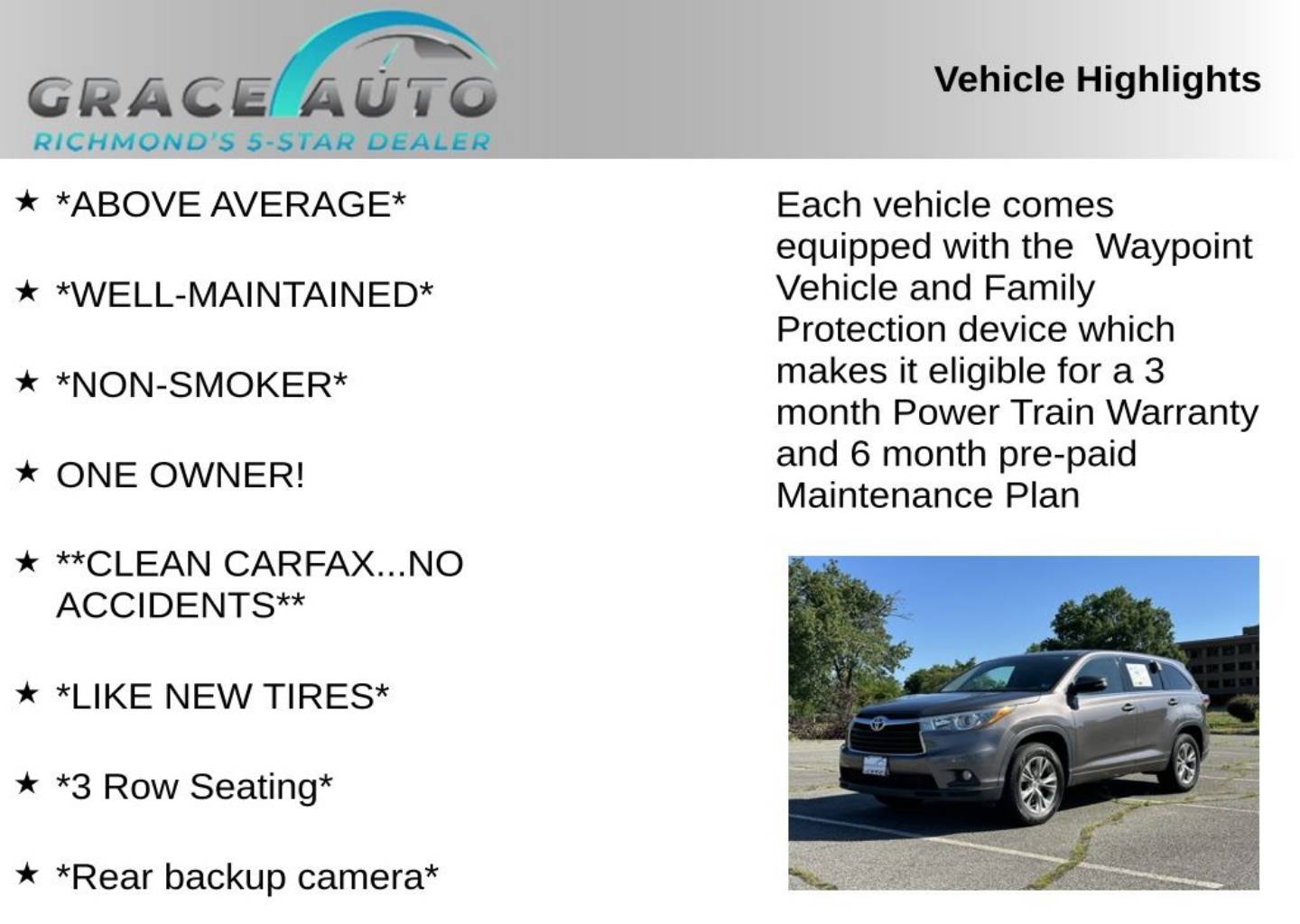 toyota highlander 2015 5TDZKRFH5FS063720 image toyota highlander 2015 5TDZKRFH5FS063720 image