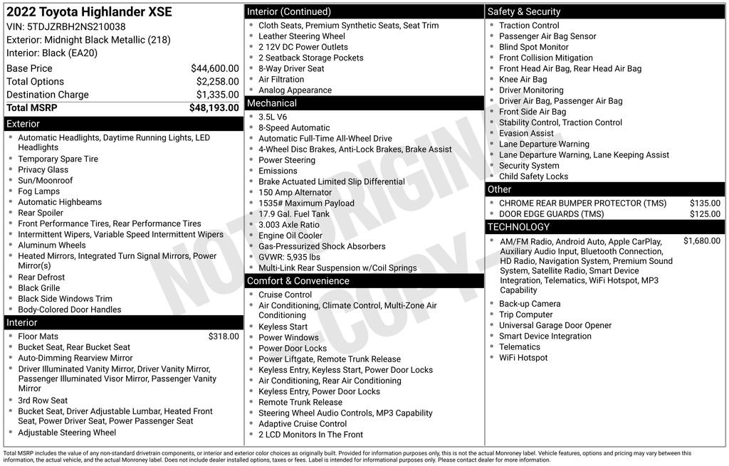 toyota highlander 2022 5TDJZRBH2NS210038 image toyota highlander 2022 5TDJZRBH2NS210038 image
