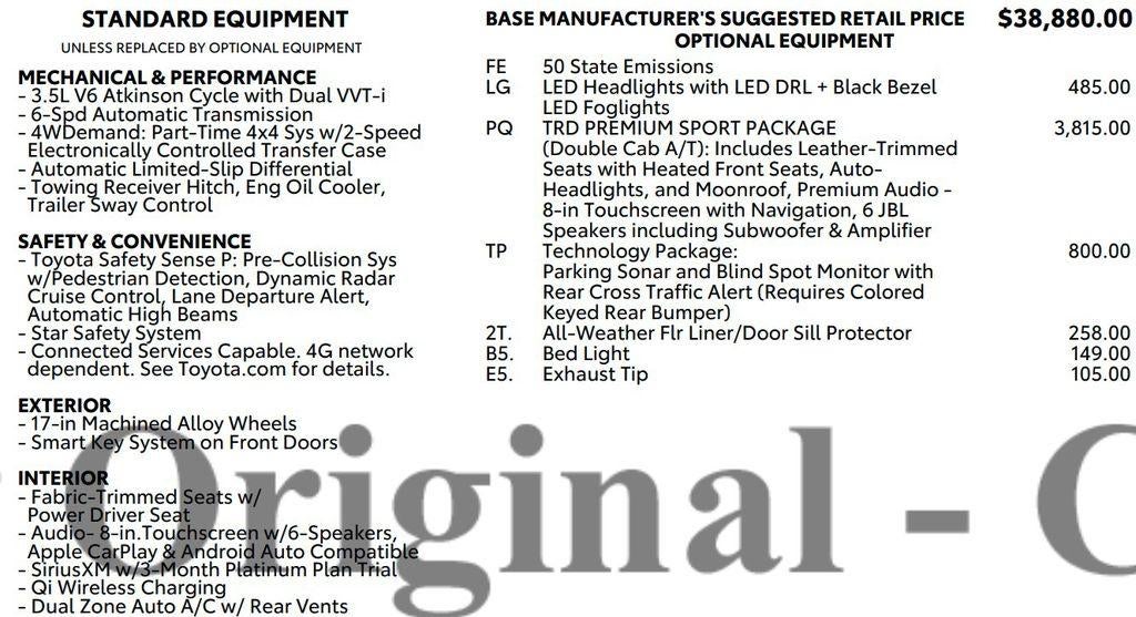 toyota tacoma 2023 3TMCZ5ANXPM596882 image toyota tacoma 2023 3TMCZ5ANXPM596882 image