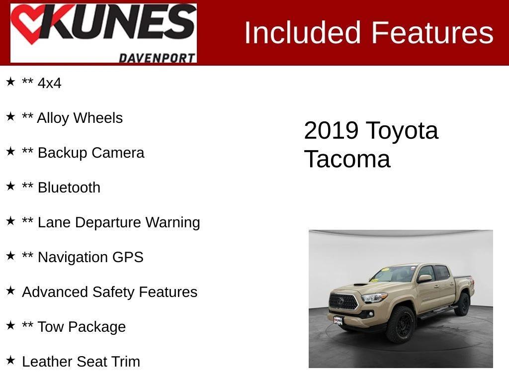 toyota tacoma 2019 3TMCZ5AN4KM192887 image toyota tacoma 2019 3TMCZ5AN4KM192887 image