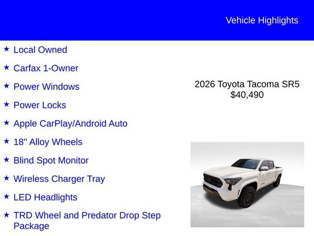 toyota tacoma 2026 3TMLB5JN3TM258061 image toyota tacoma 2026 3TMLB5JN3TM258061 image