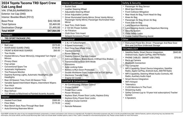 toyota tacoma 2024 3TMLB5JN4RM053616 image toyota tacoma 2024 3TMLB5JN4RM053616 image