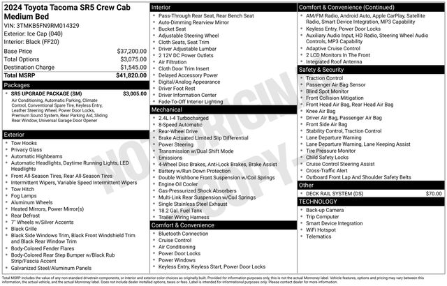 toyota tacoma 2024 3TMKB5FN9RM014329 image toyota tacoma 2024 3TMKB5FN9RM014329 image