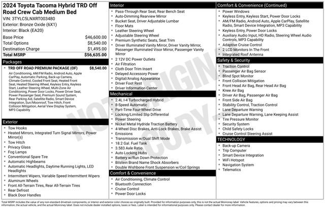 toyota tacoma 2024 3TYLC5LNXRT003480 image toyota tacoma 2024 3TYLC5LNXRT003480 image