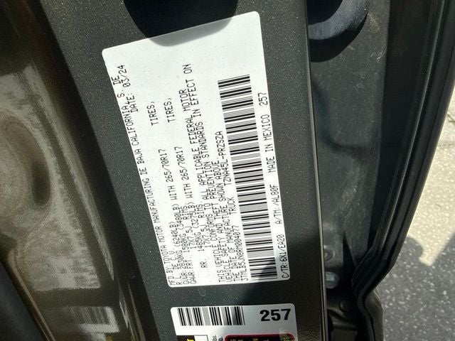 toyota tacoma 2024 3TMLB5JN8RM004077 image toyota tacoma 2024 3TMLB5JN8RM004077 image