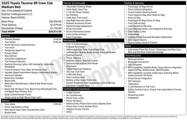 toyota tacoma 2025 3TYLD5KNXST018999 image toyota tacoma 2025 3TYLD5KNXST018999 image
