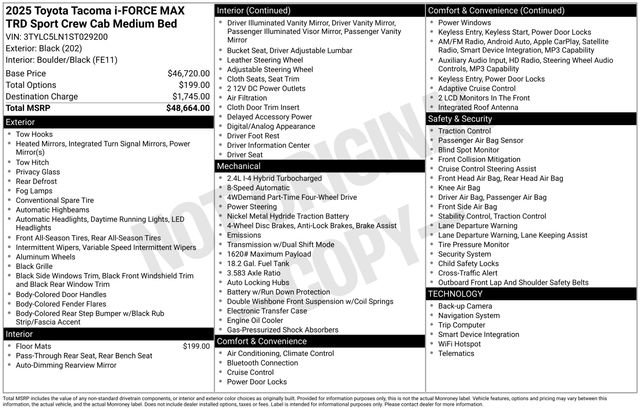 toyota tacoma 2025 3TYLC5LN1ST029200 image toyota tacoma 2025 3TYLC5LN1ST029200 image