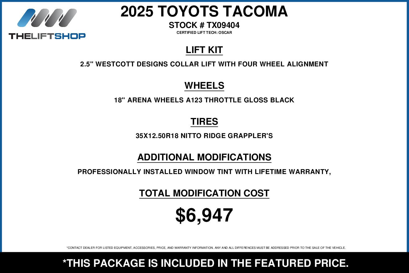 toyota tacoma 2025 3TYLC5LN5ST034559 image toyota tacoma 2025 3TYLC5LN5ST034559 image