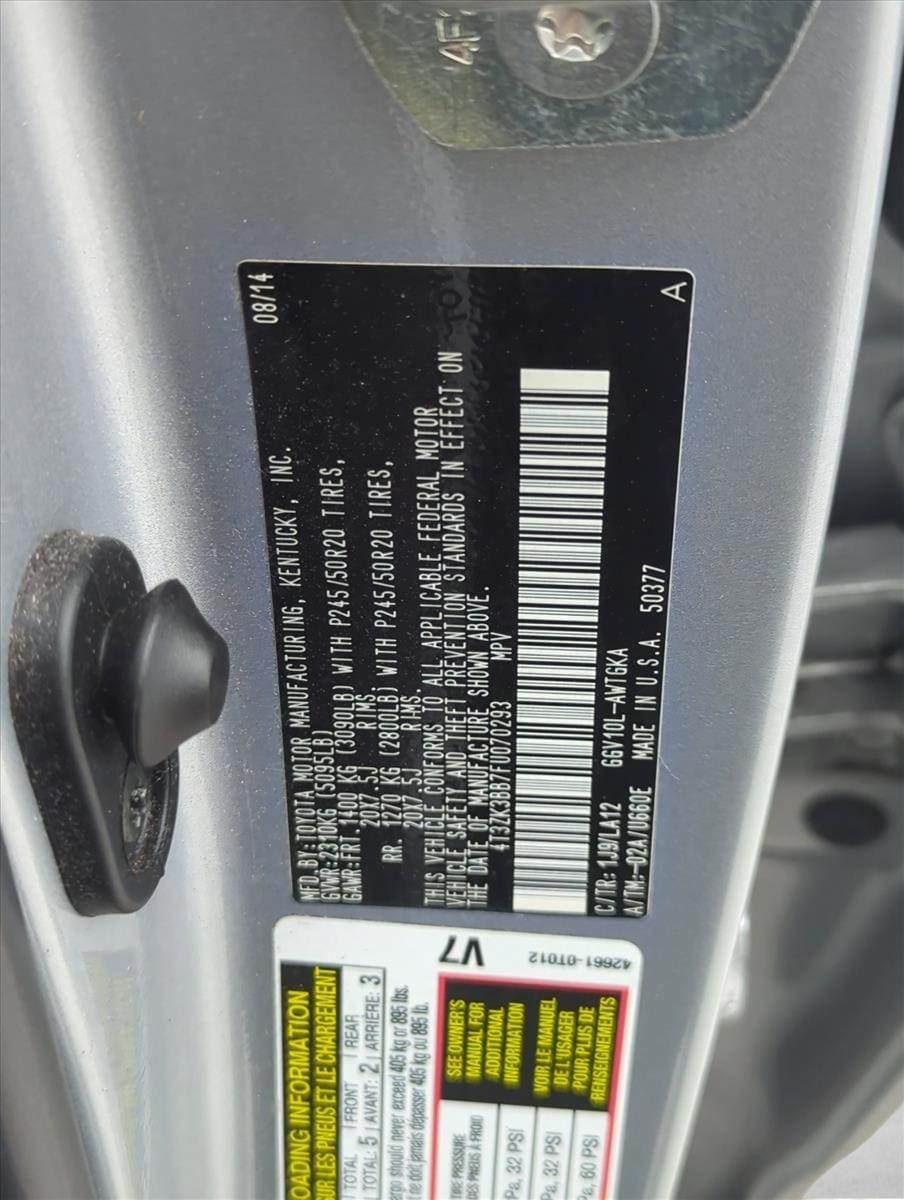 toyota venza 2015 4T3ZK3BB7FU070293 image toyota venza 2015 4T3ZK3BB7FU070293 image
