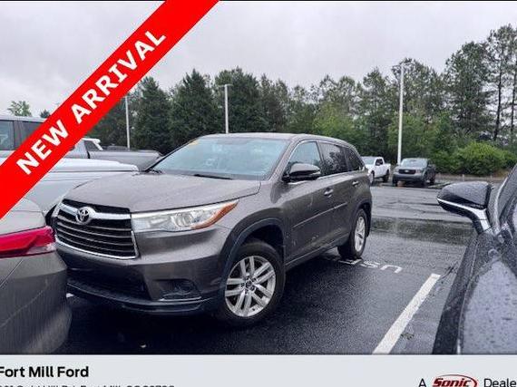 TOYOTA HIGHLANDER 2016 5TDBKRFH0GS270244 image