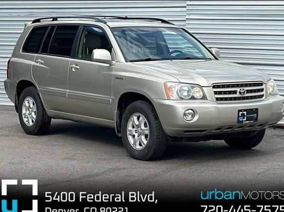 TOYOTA HIGHLANDER 2002 JTEHF21A220082929 image