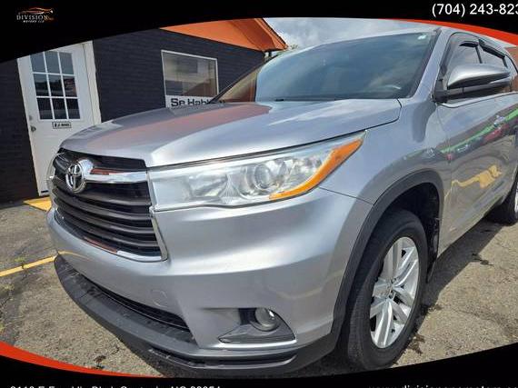 TOYOTA HIGHLANDER 2014 5TDBKRFH6ES063838 image