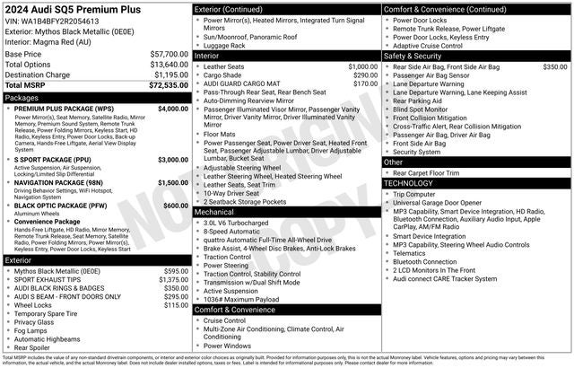 audi sq5 2024 WA1B4BFY2R2054613 image audi sq5 2024 WA1B4BFY2R2054613 image