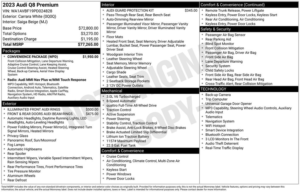 audi q8 2023 WA1AVBF19PD024828 image audi q8 2023 WA1AVBF19PD024828 image