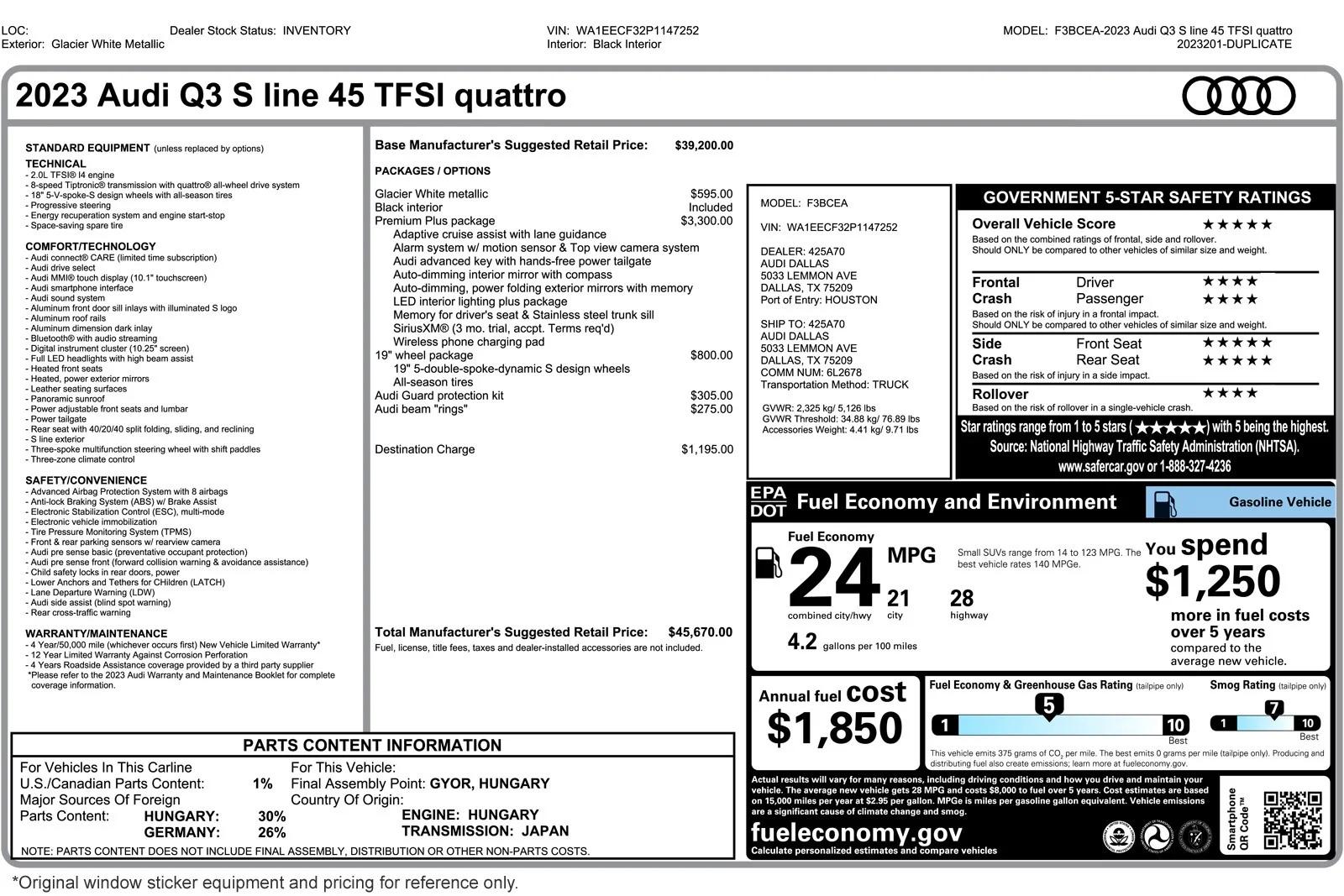 audi q3 2023 WA1EECF32P1147252 image audi q3 2023 WA1EECF32P1147252 image