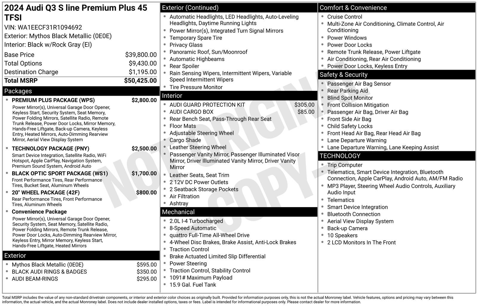 audi q3 2024 WA1EECF31R1094692 image audi q3 2024 WA1EECF31R1094692 image
