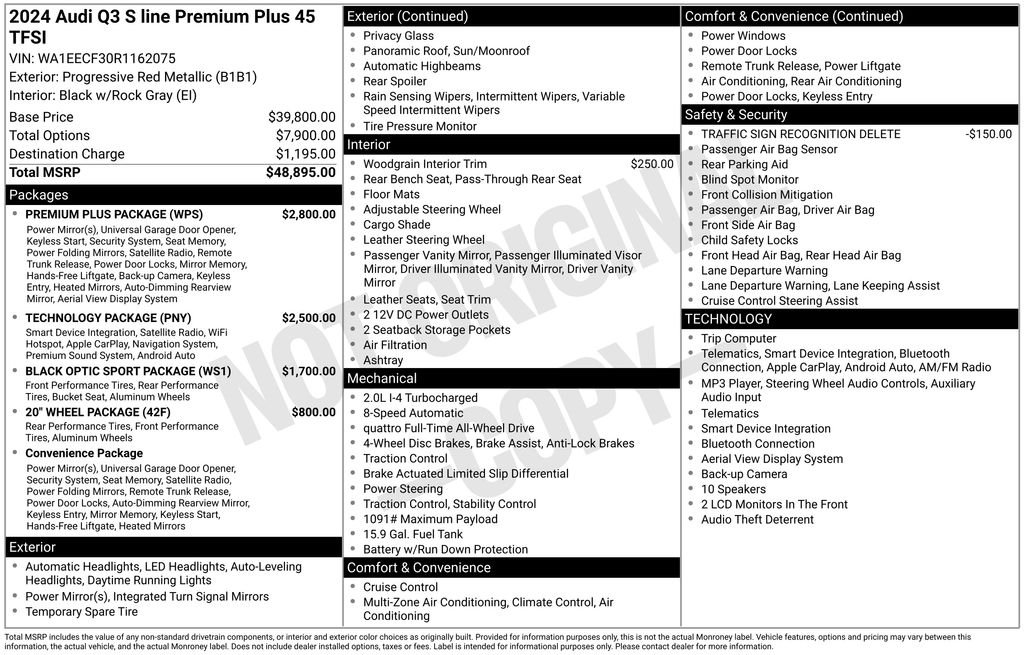 audi q3 2024 WA1EECF30R1162075 image audi q3 2024 WA1EECF30R1162075 image