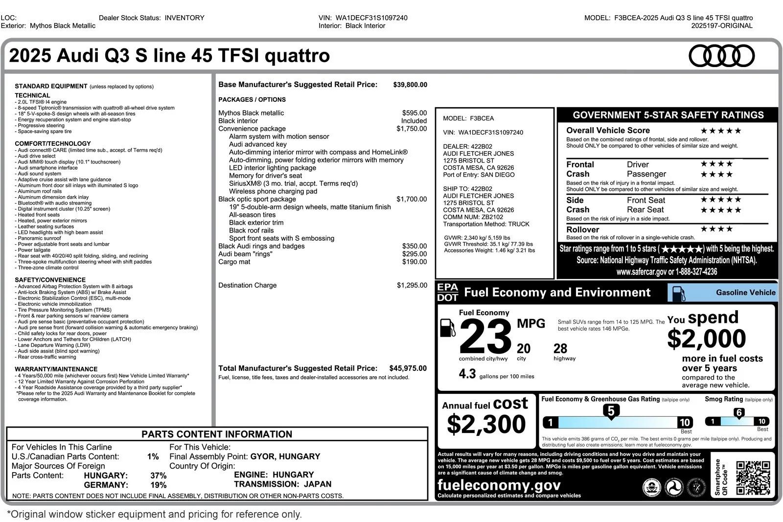 audi q3 2025 WA1DECF31S1097240 image audi q3 2025 WA1DECF31S1097240 image