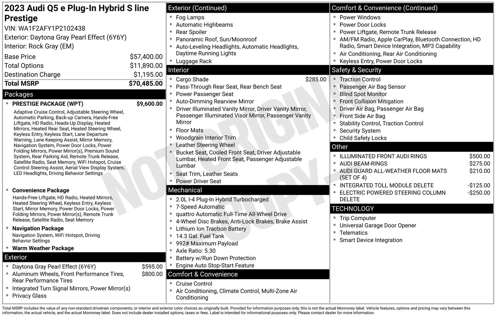 audi q5 2023 WA1F2AFY1P2102438 image audi q5 2023 WA1F2AFY1P2102438 image