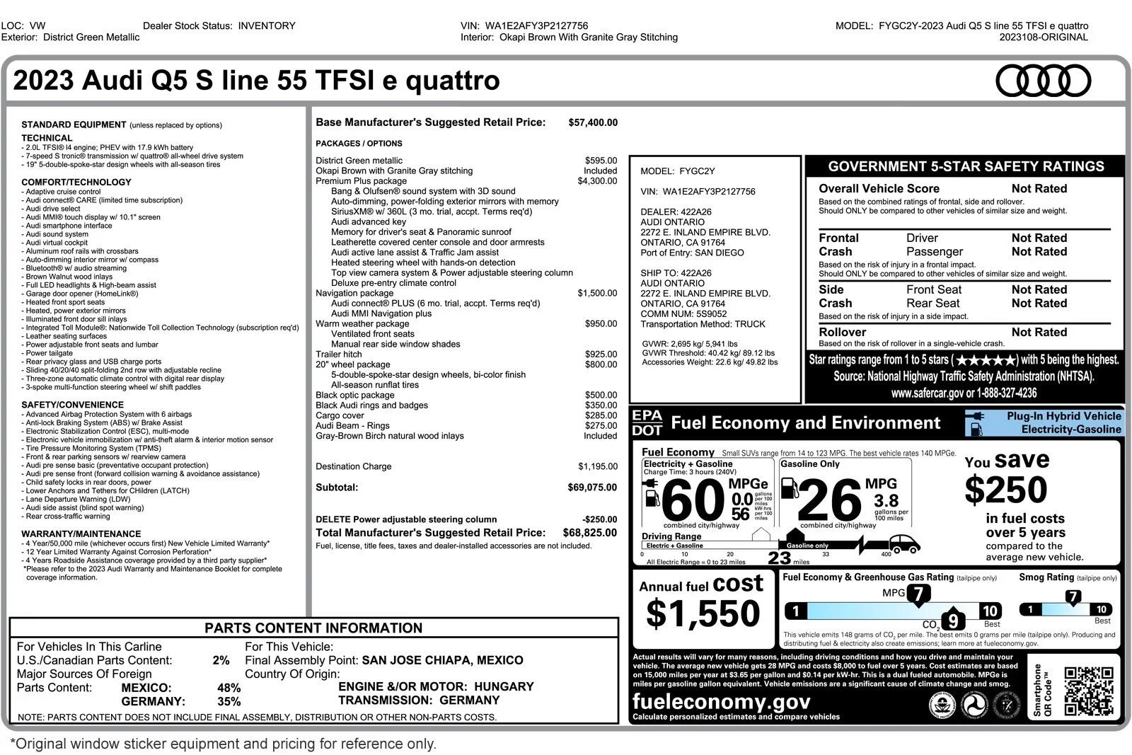 audi q5 2023 WA1E2AFY3P2127756 image audi q5 2023 WA1E2AFY3P2127756 image