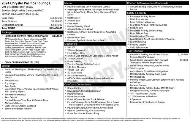 chrysler pacifica 2024 2C4RC1BGXRR118526 image chrysler pacifica 2024 2C4RC1BGXRR118526 image