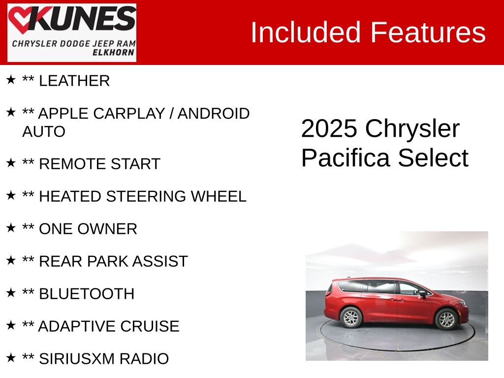 chrysler pacifica 2025 2C4RC1BG4SR531712 image chrysler pacifica 2025 2C4RC1BG4SR531712 image