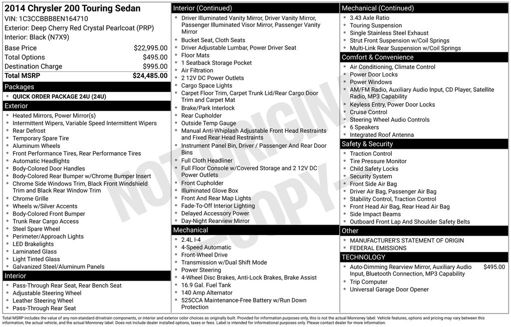 chrysler 200 2014 1C3CCBBB8EN164710 image chrysler 200 2014 1C3CCBBB8EN164710 image