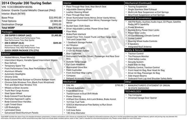 chrysler 200 2014 1C3CCBBG8EN180286 image chrysler 200 2014 1C3CCBBG8EN180286 image