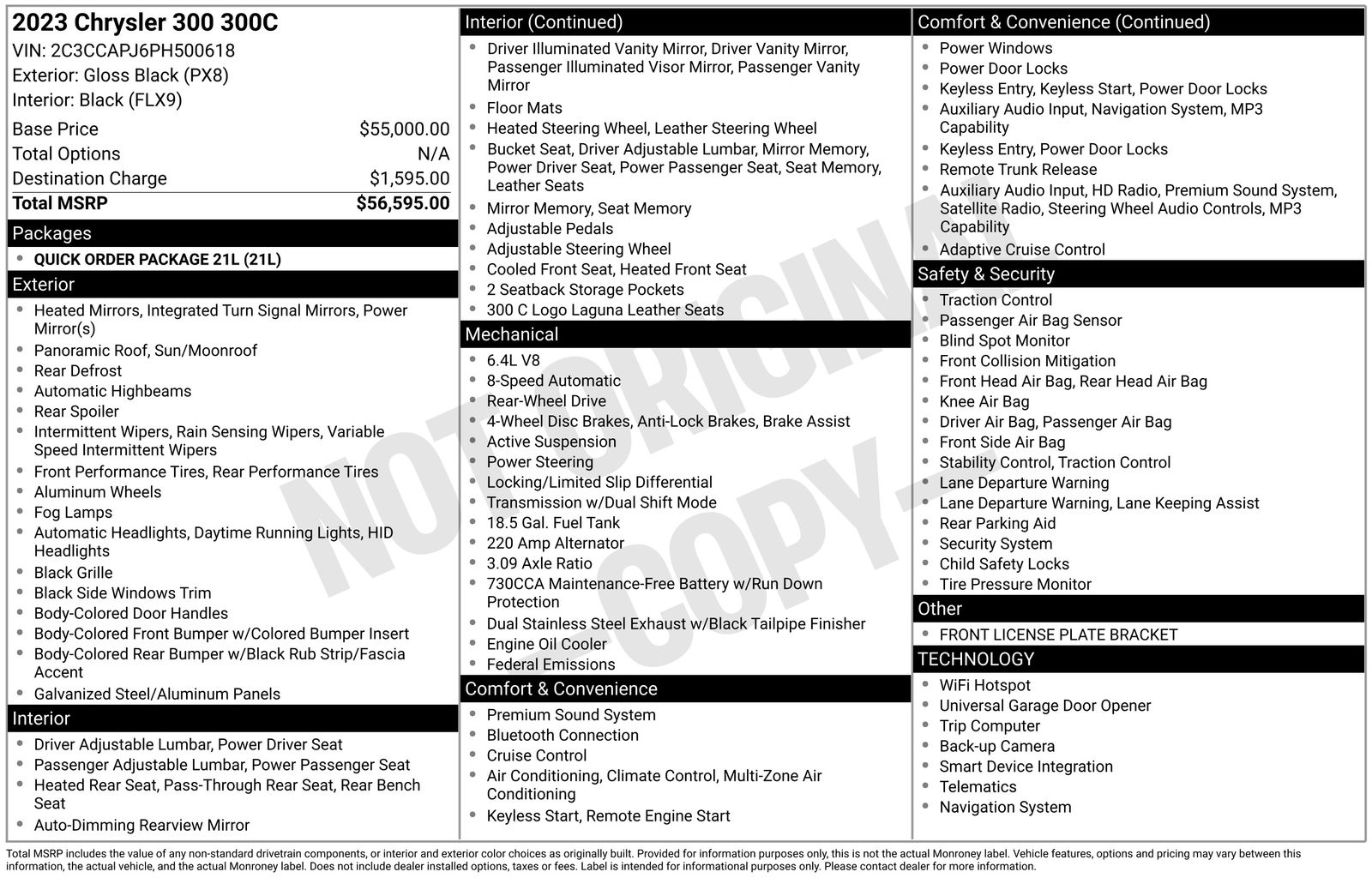 chrysler 300 2023 2C3CCAPJ6PH500618 image chrysler 300 2023 2C3CCAPJ6PH500618 image