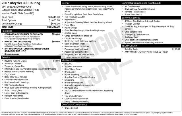 chrysler 300 2007 2C3LA53G07H689063 image chrysler 300 2007 2C3LA53G07H689063 image