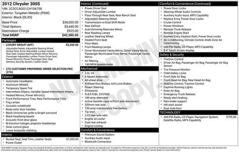chrysler 300 2012 2C3CCAGG1CH156758 image chrysler 300 2012 2C3CCAGG1CH156758 image