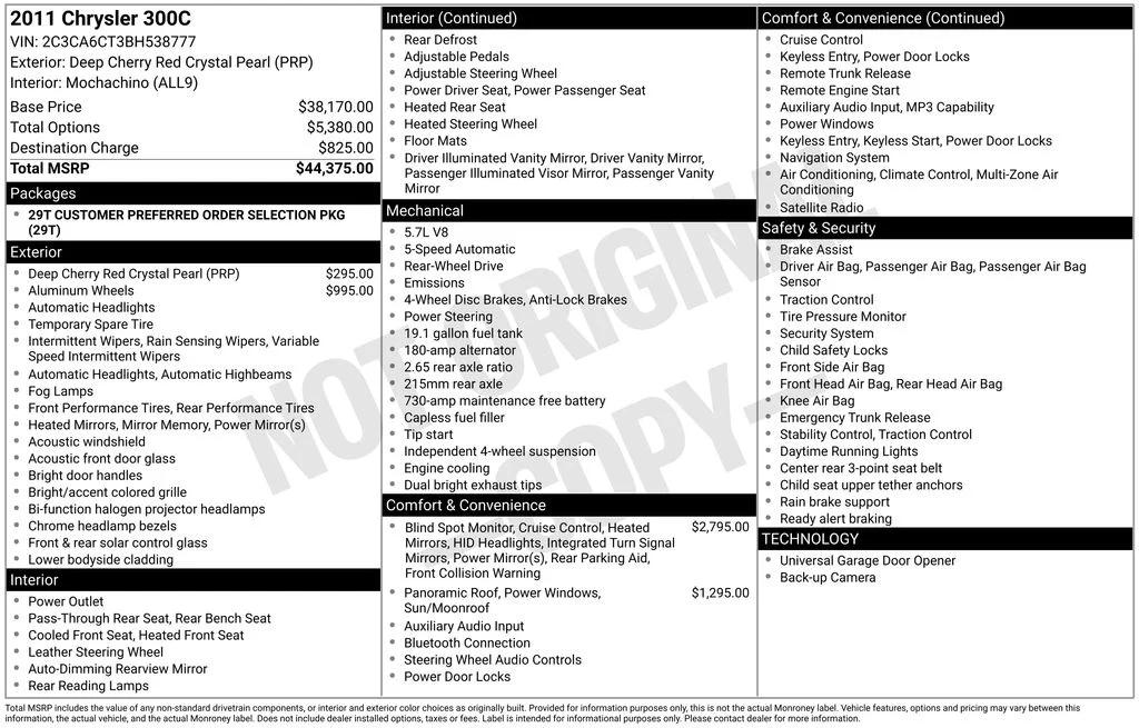 chrysler 300 2011 2C3CA6CT3BH538777 image chrysler 300 2011 2C3CA6CT3BH538777 image