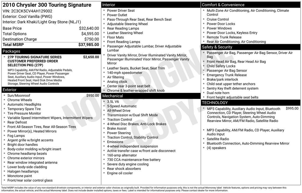 chrysler 300 2010 2C3CK5CV4AH129002 image chrysler 300 2010 2C3CK5CV4AH129002 image